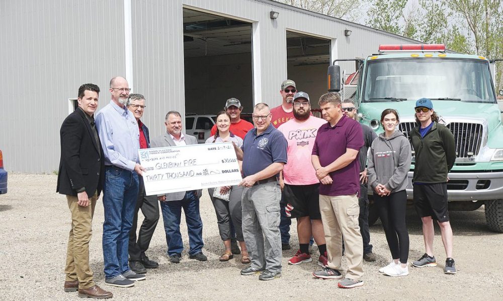 Cooperatives donate to Glenburn Fire Department MDMH Minot